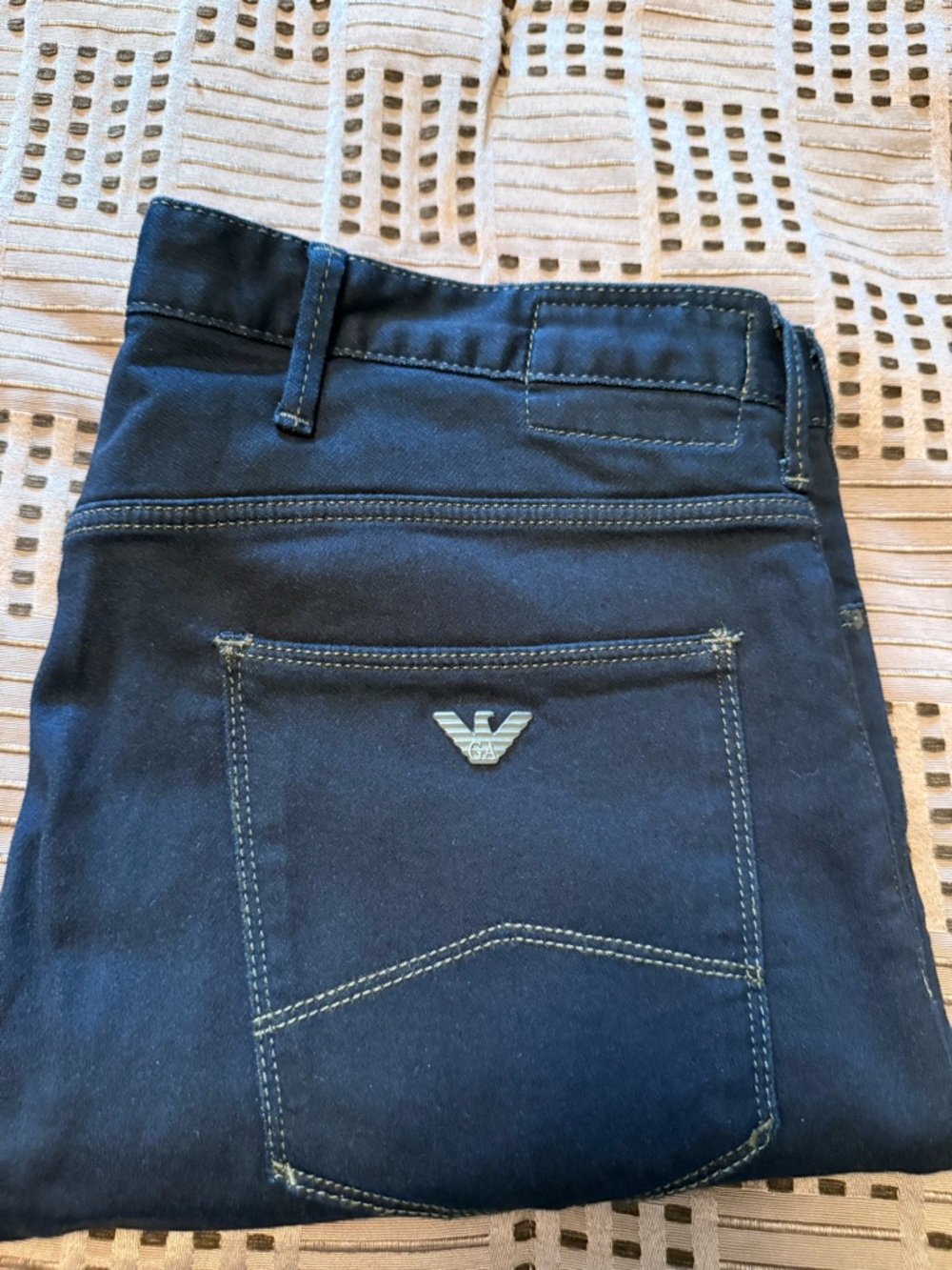 Emporio Armani Navy Blue Jeans slim style